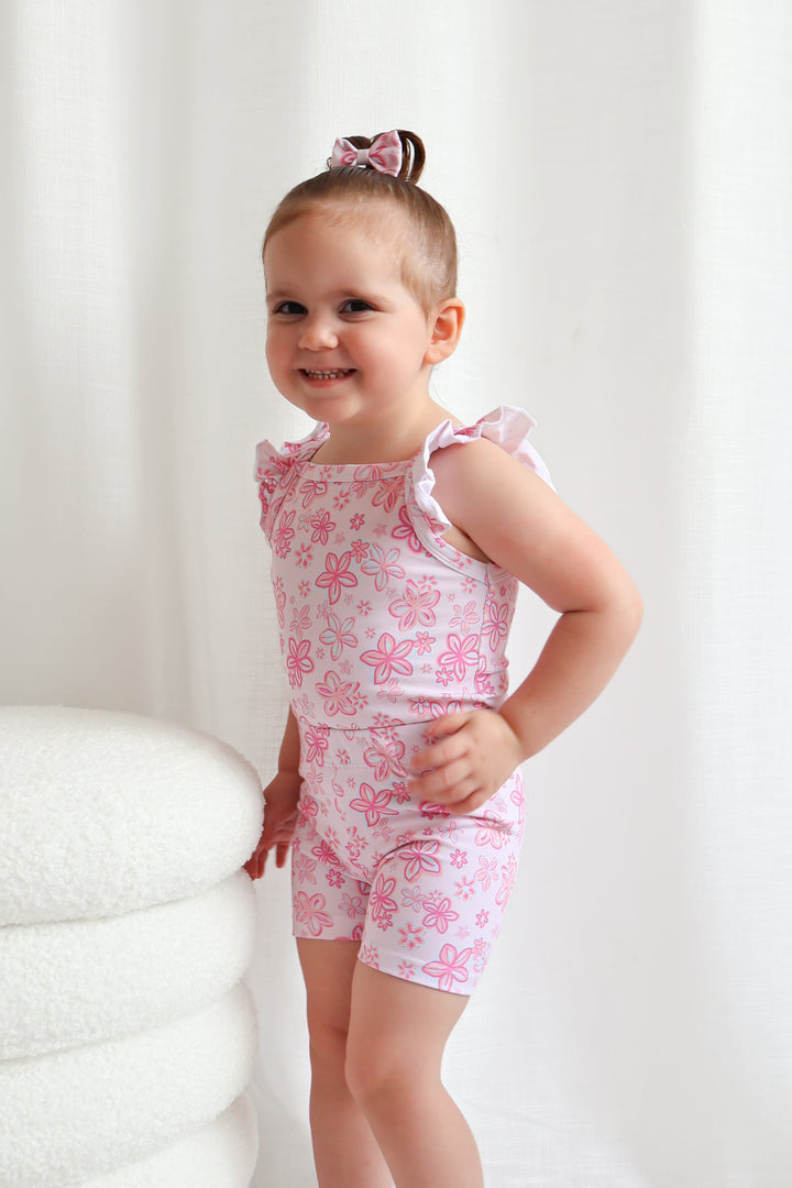 Floral Flutter Singlet - Luella