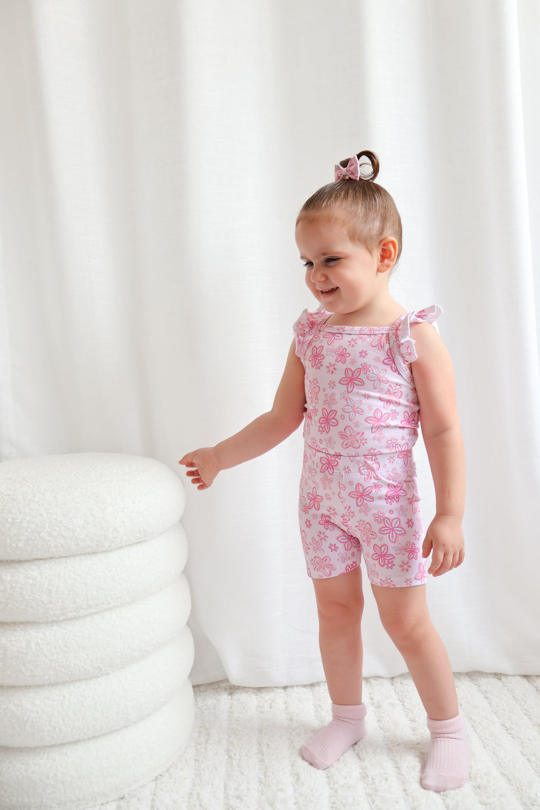 Floral Flutter Singlet - Luella