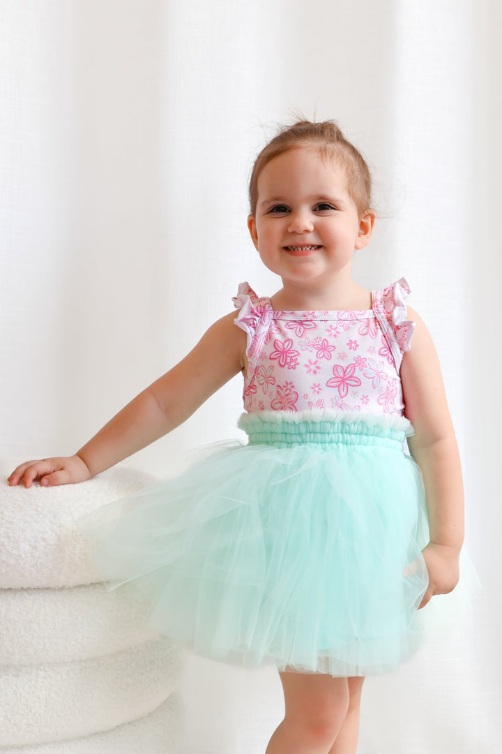 Floral Flutter Singlet - Luella