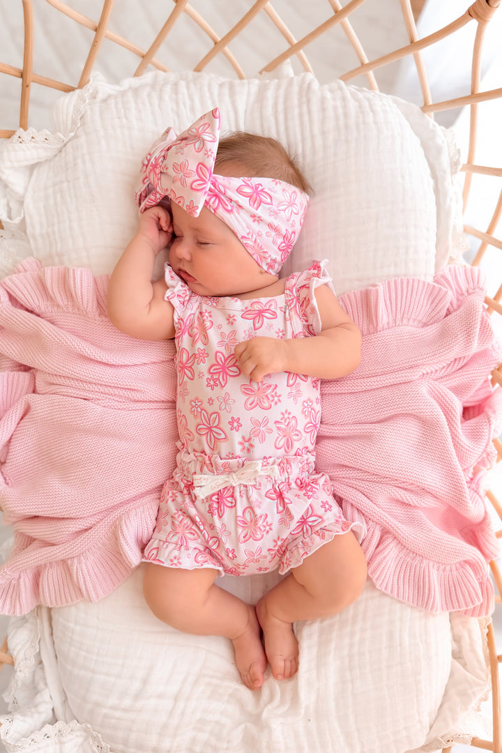 Floral Singlet & Shorties Set - Luella