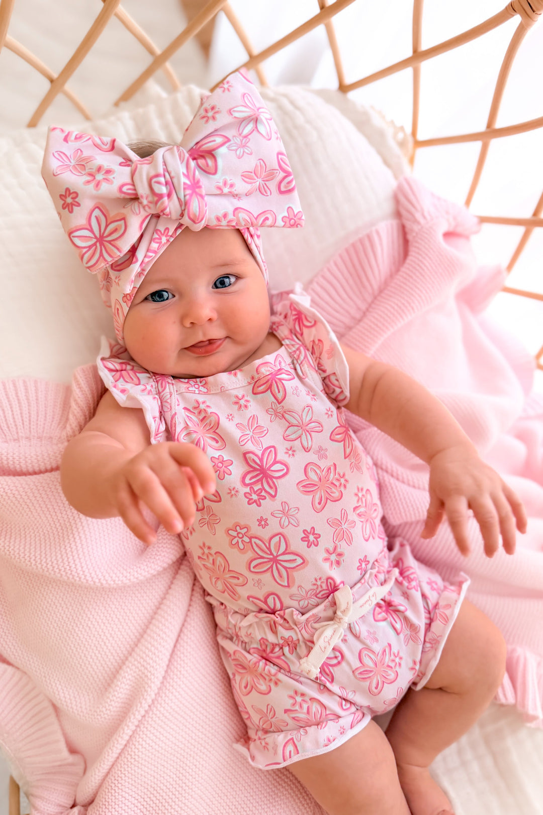 Floral Singlet & Shorties Set - Luella