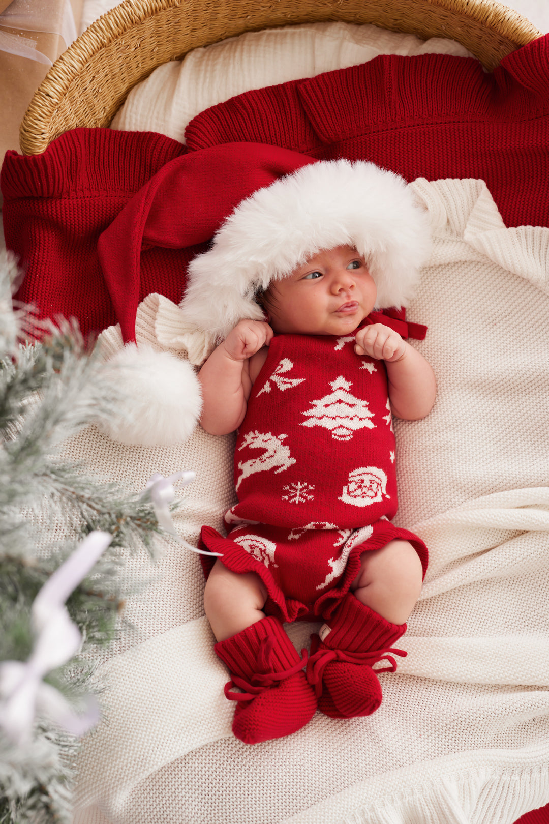 Summer Frill Romper - Merry Little Christmas