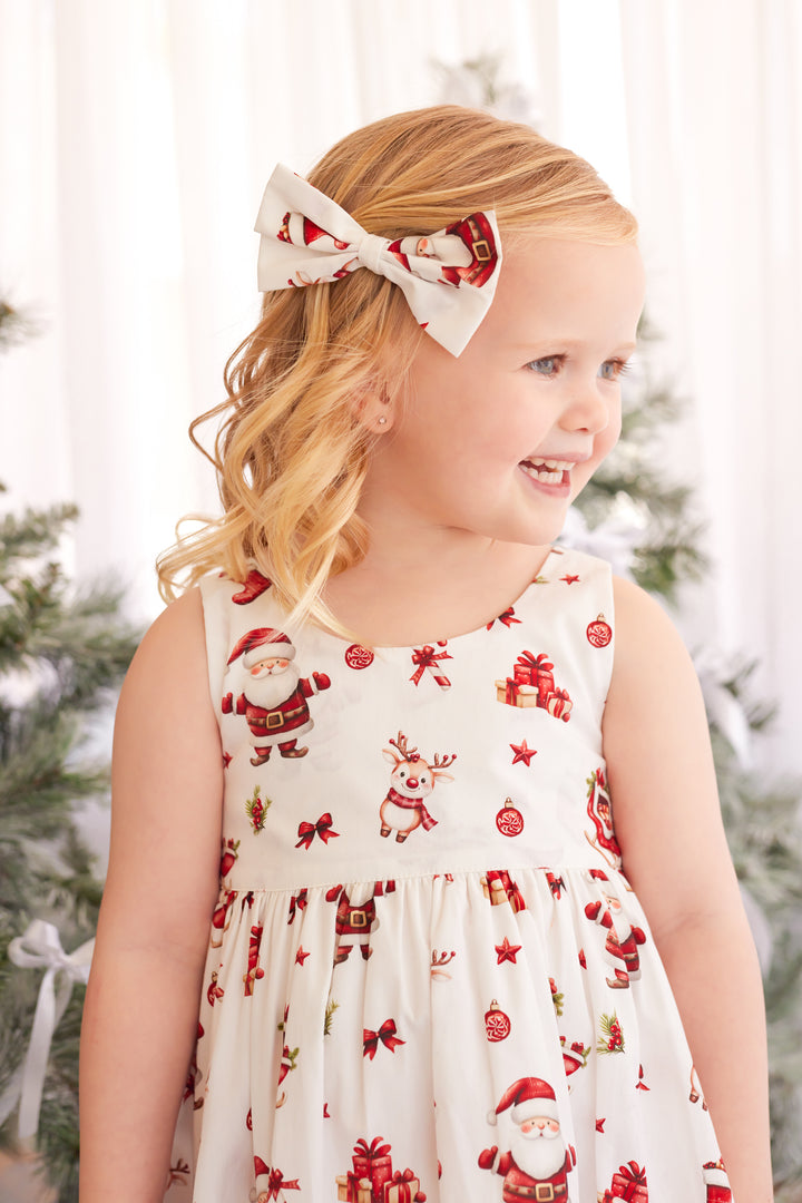 Zipper Dress - Here Comes Santa Claus