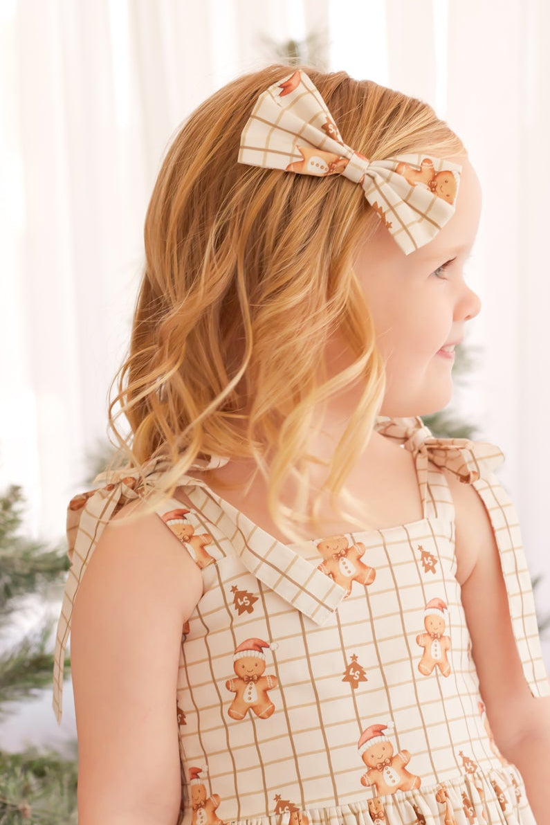 Large Bow - Jolly Little Gingerbread