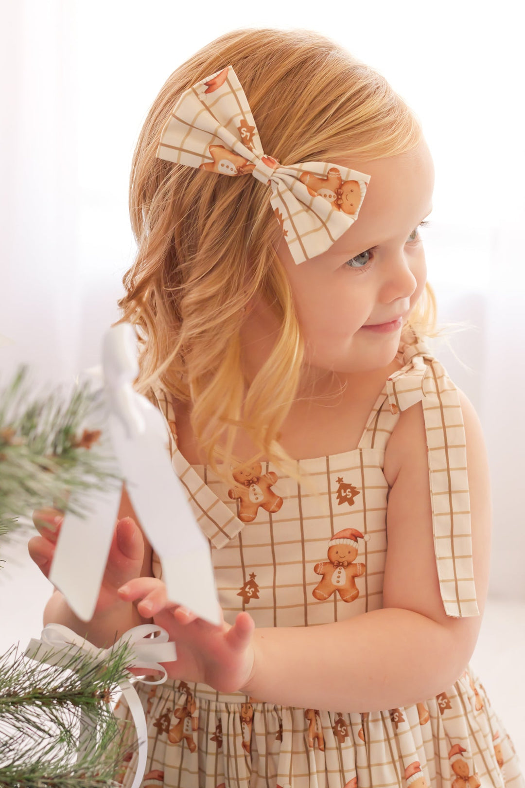 Large Bow - Jolly Little Gingerbread
