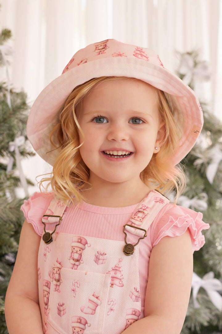 Reversible Summer Hat - Pink Nutcracker