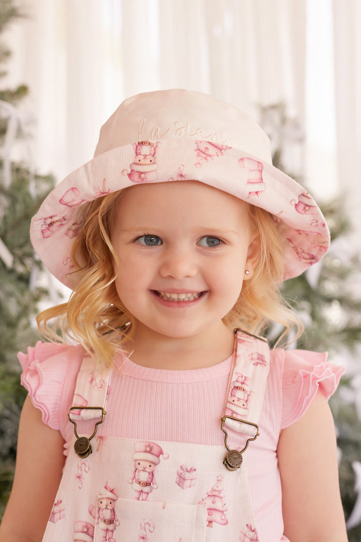 Reversible Summer Hat - Pink Nutcracker