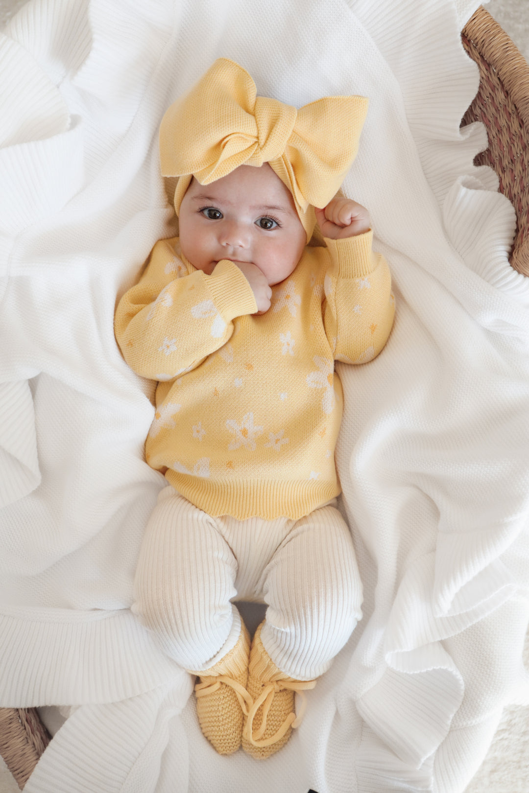 Knitted Headwrap - Mango