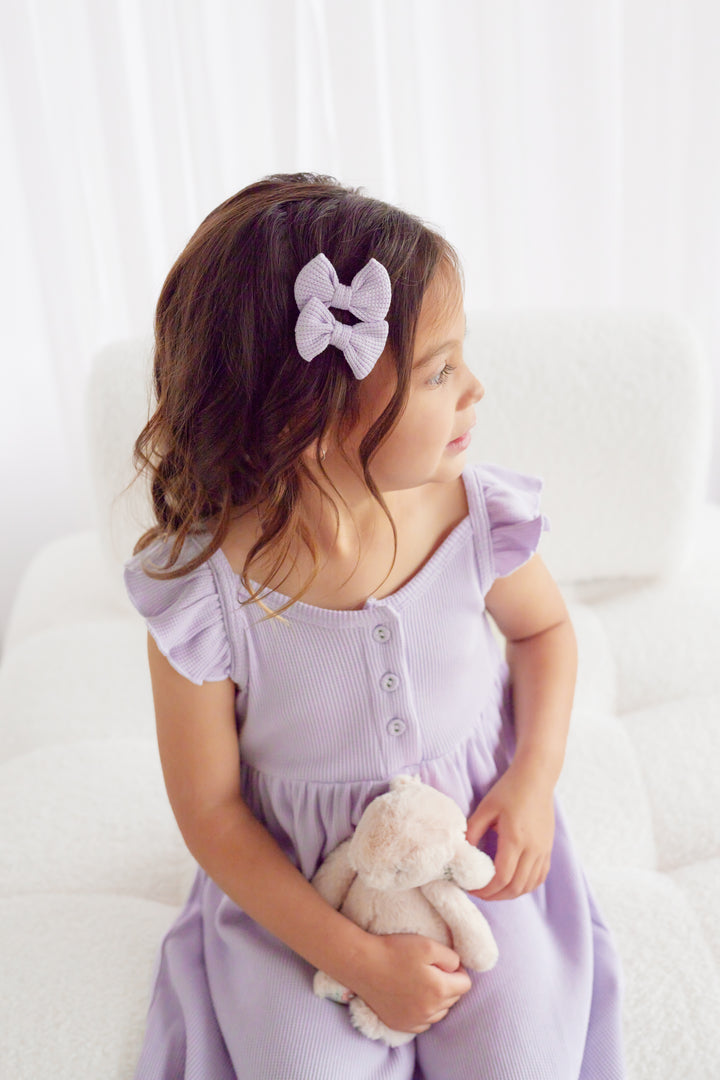 Summer Waffle Dress - Purple Popsicle (Coming Soon)