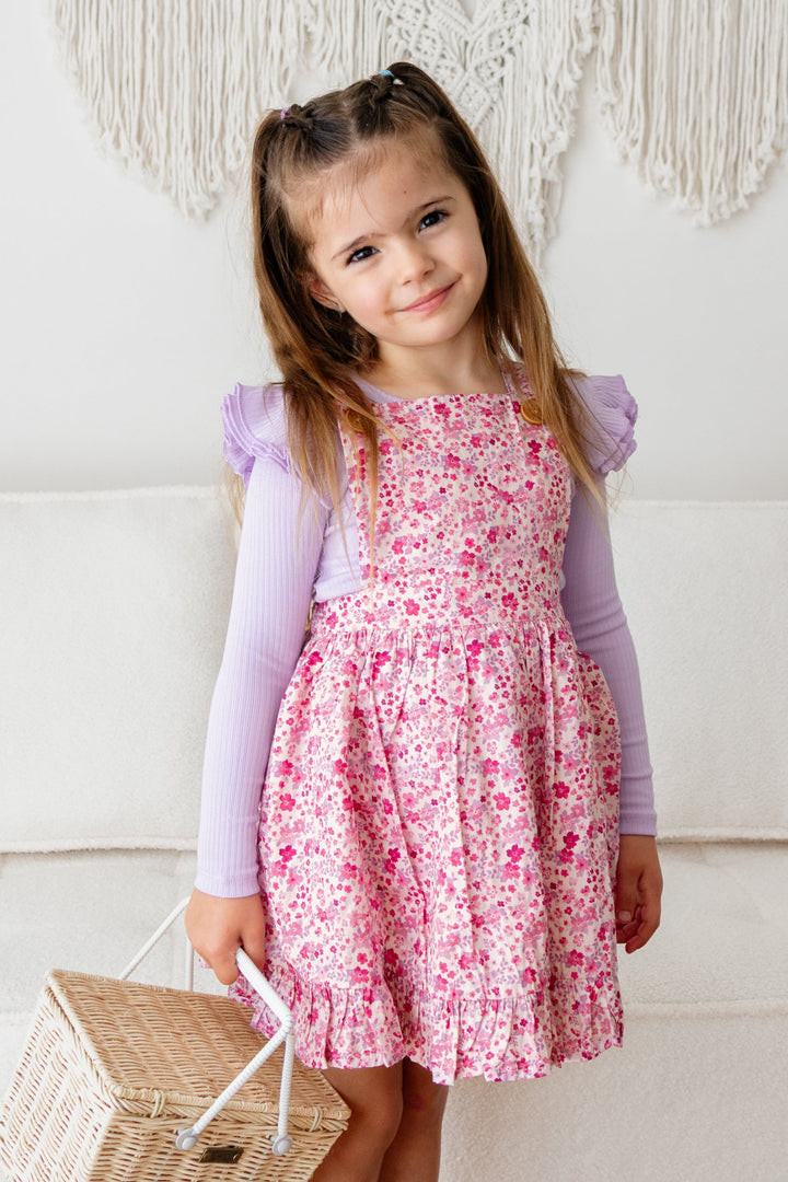Floral Pinafore Dress - Maddison