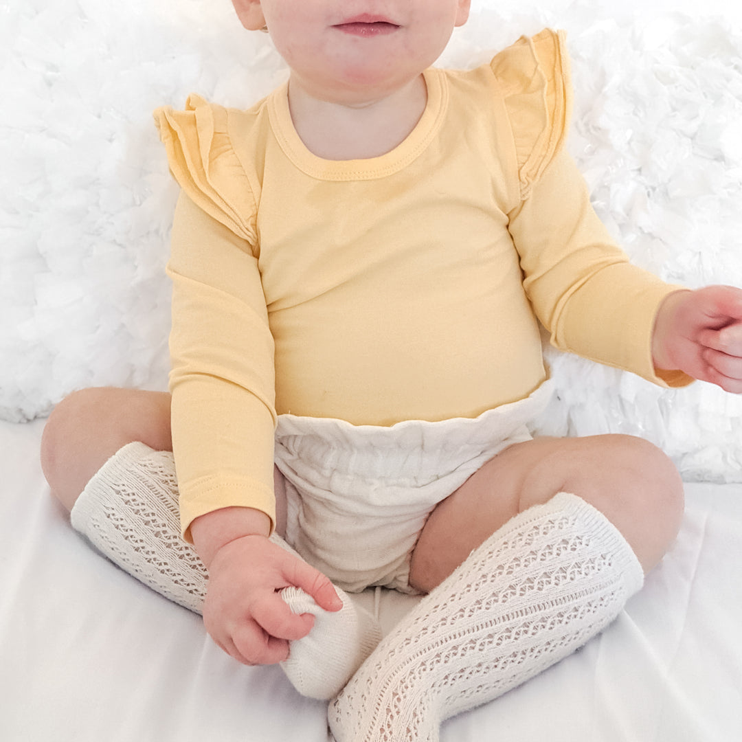 Long Sleeve Flutter - Mango