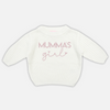 Embroidered Mother's Day Chunky Knit - Marshmallow