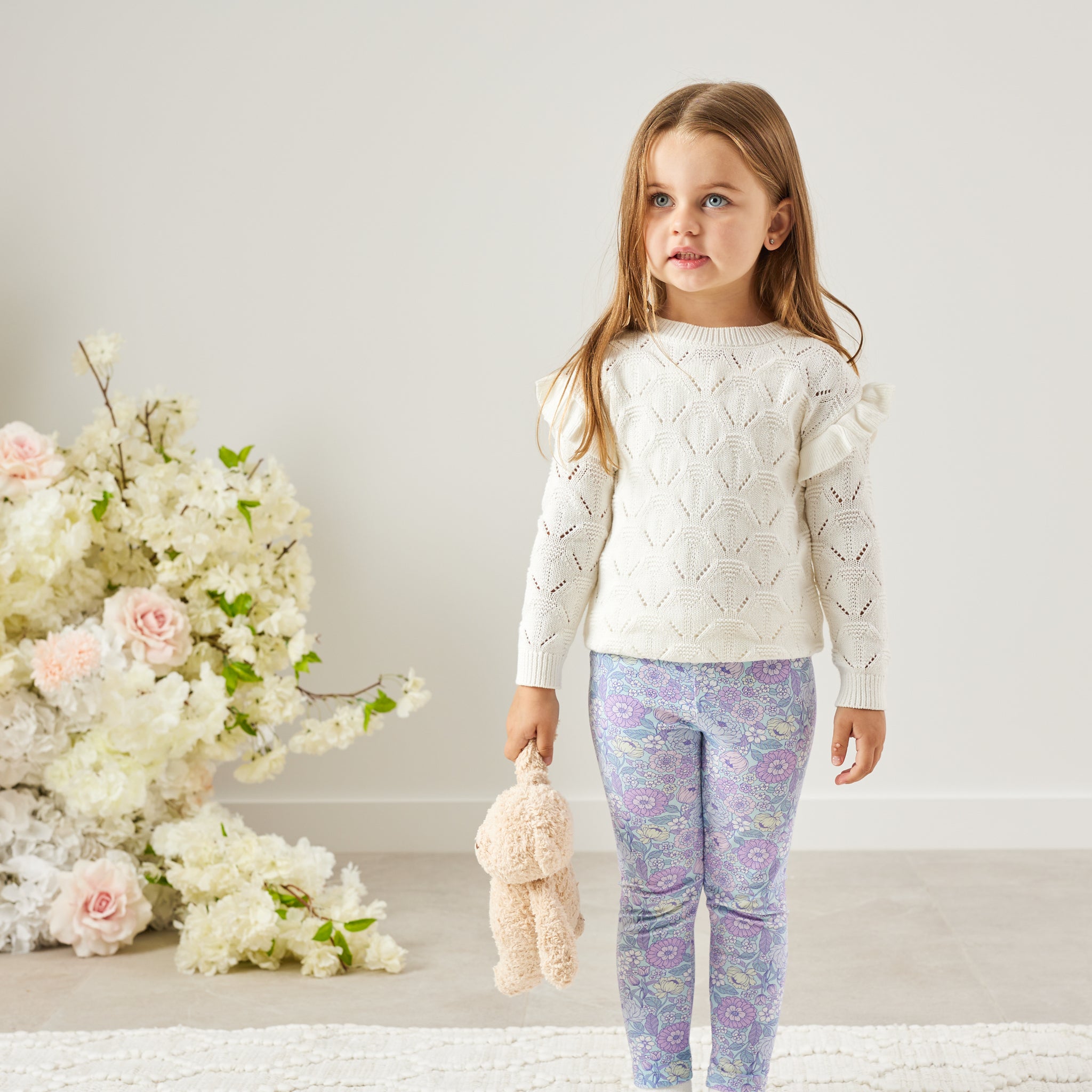 Jessie Flutter Knit - Marshmallow