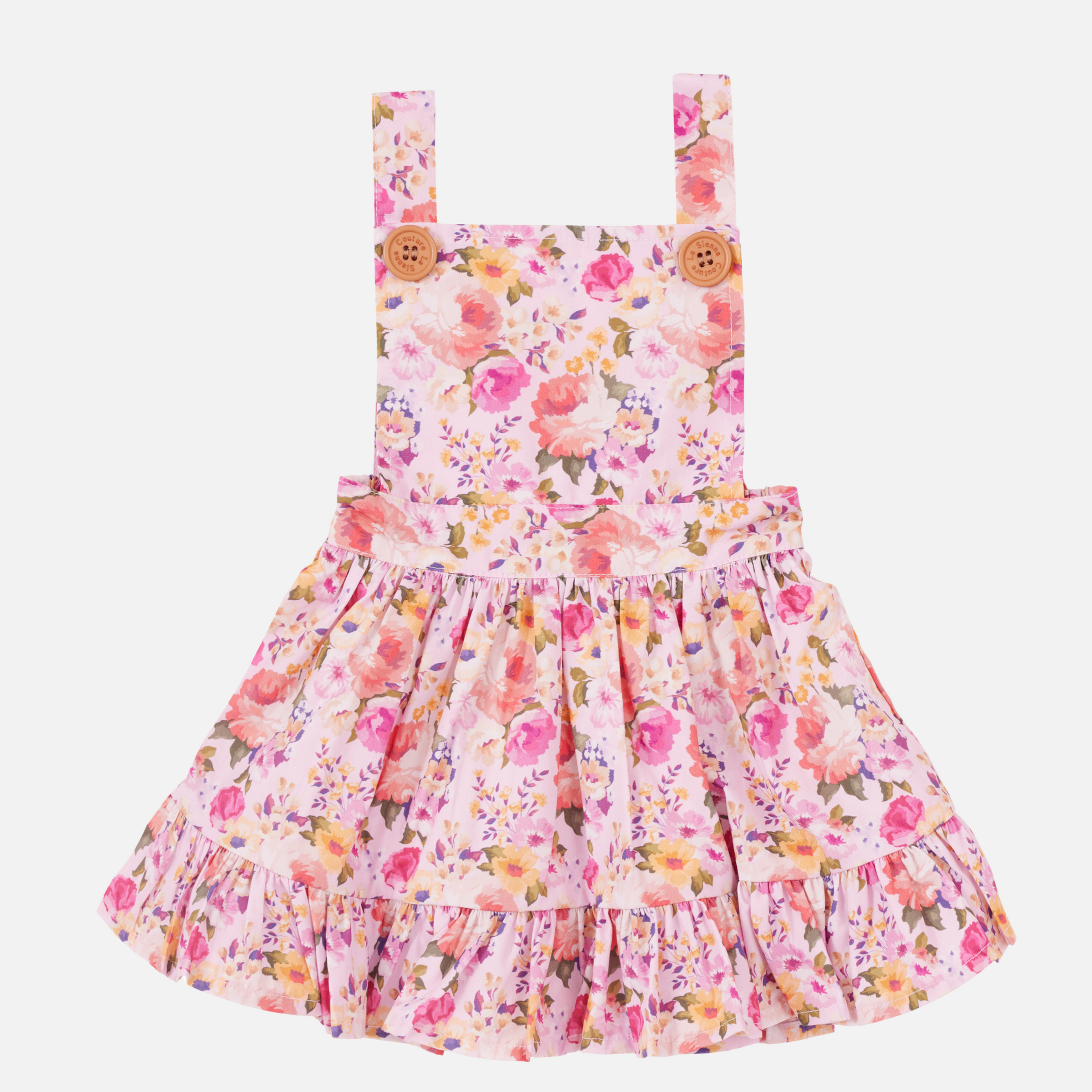 Floral Pinafore Dress - Meredith