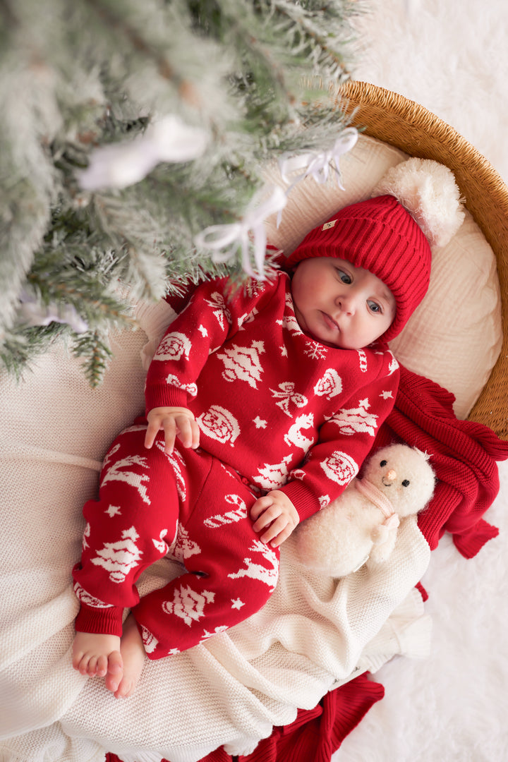 Knitted Pants - Merry Little Christmas