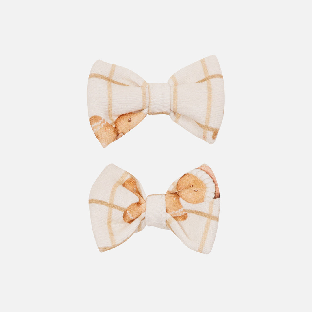 Mini Bows - Jolly Little Gingerbread