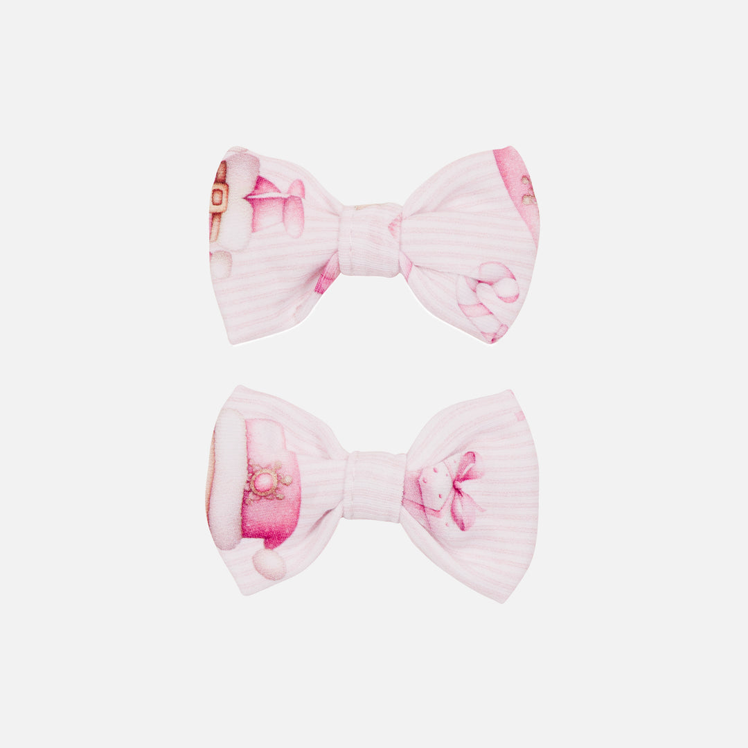 Mini Bows - Pink Nutcracker