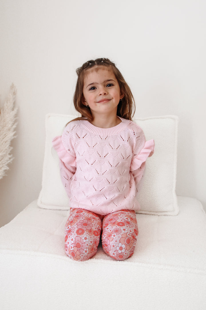 Jessie Flutter Knit - Ballerina Pink
