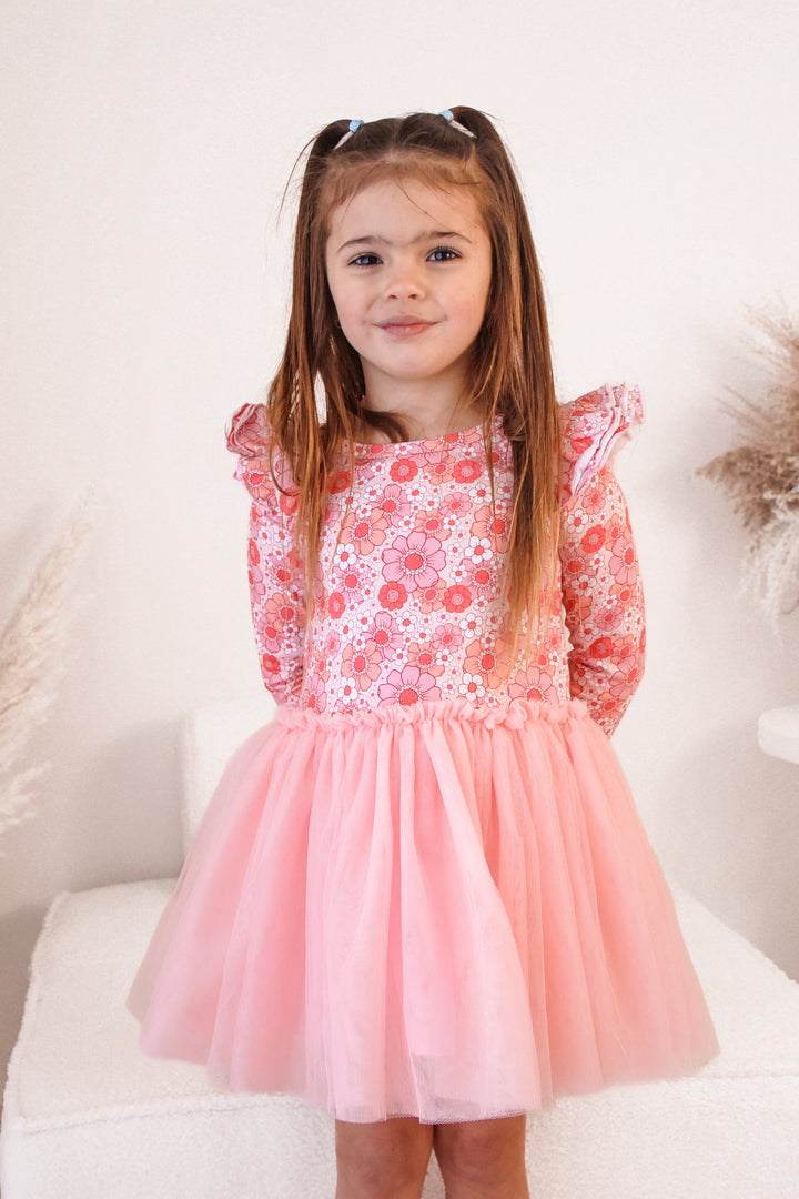 Long Sleeve Tutu Dress - Molly