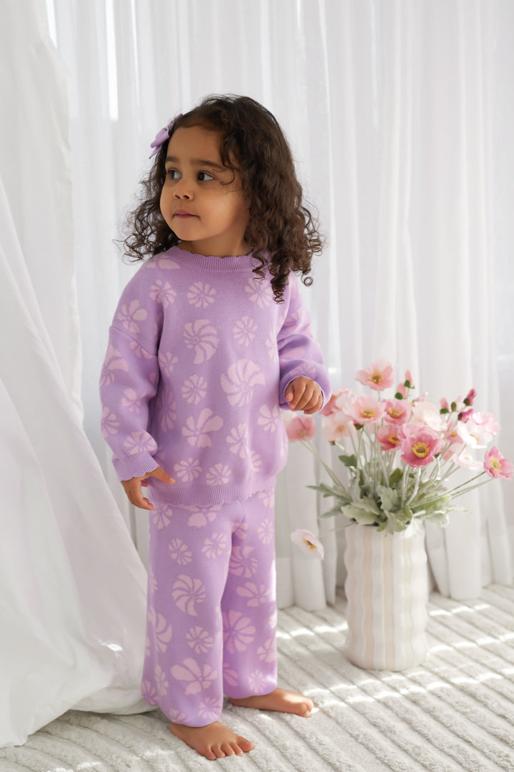 Knitted Wide Leg Pants - Odette