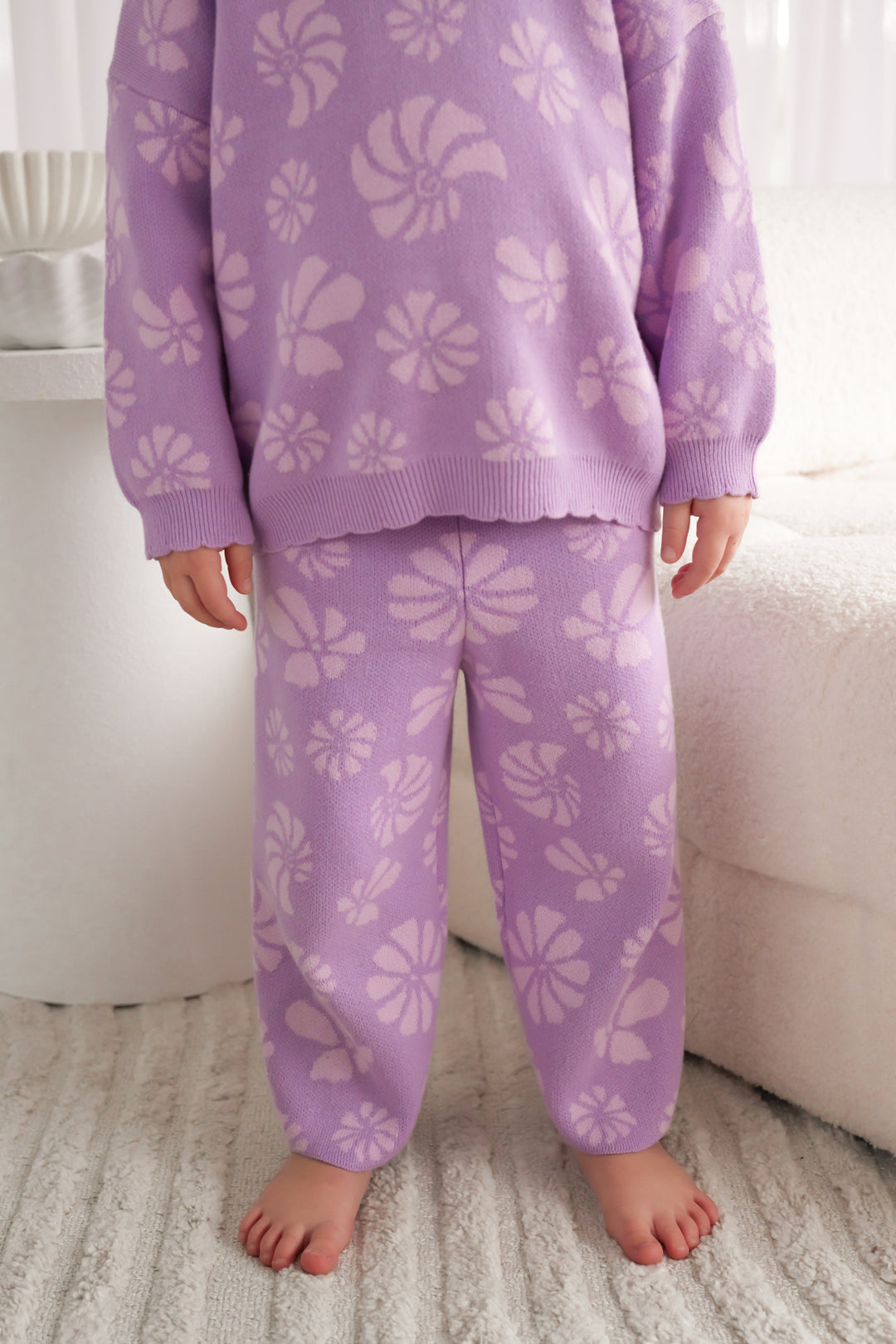 Knitted Wide Leg Pants - Odette