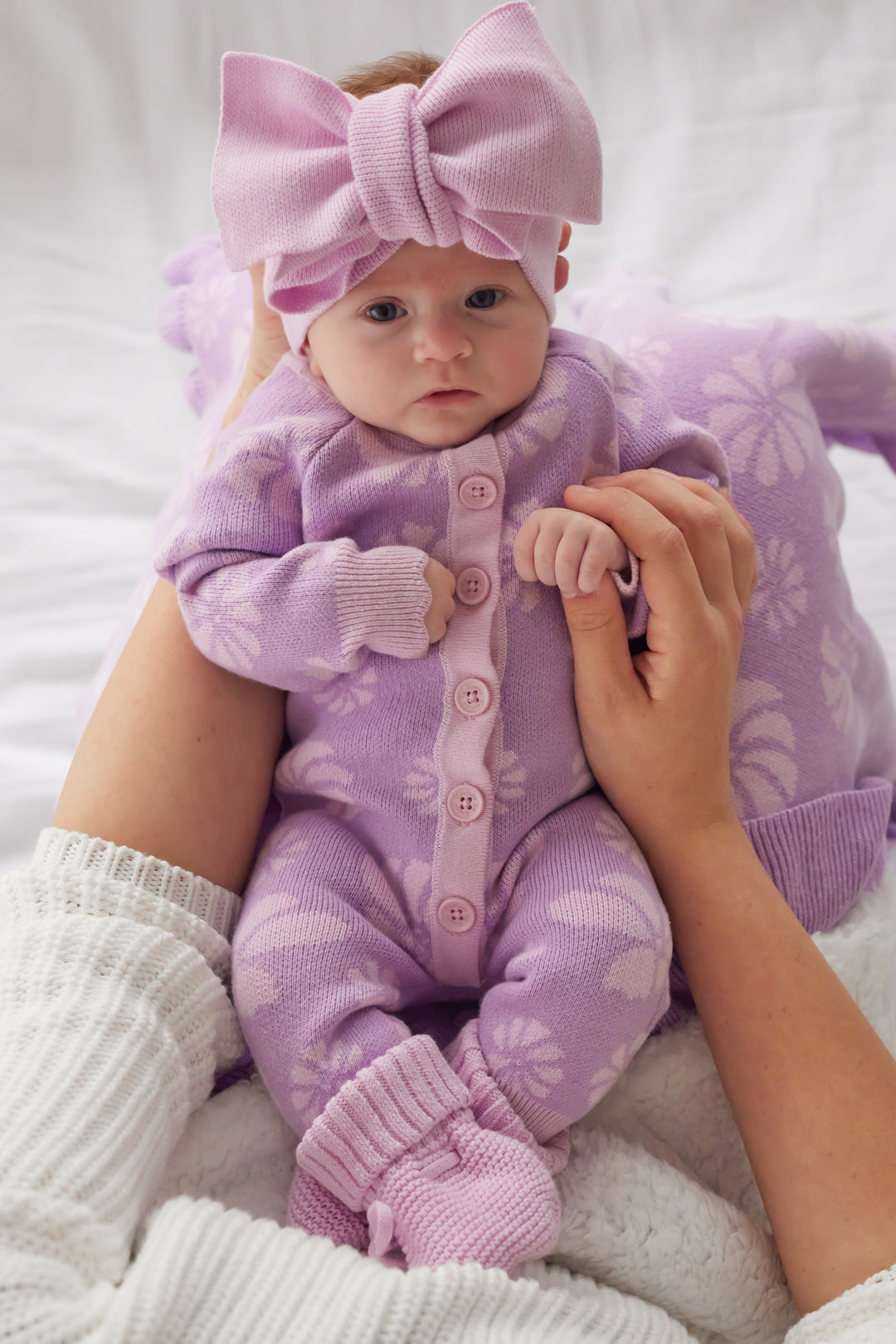Knitted Louie Romper - Odette