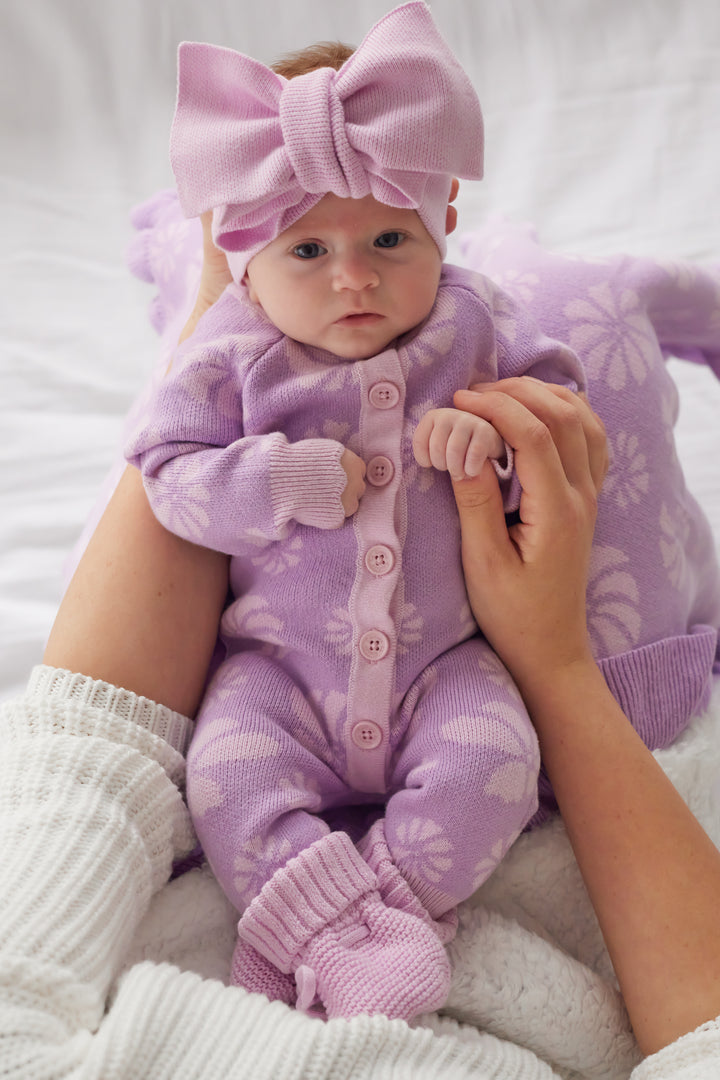 Knitted Louie Romper - Odette