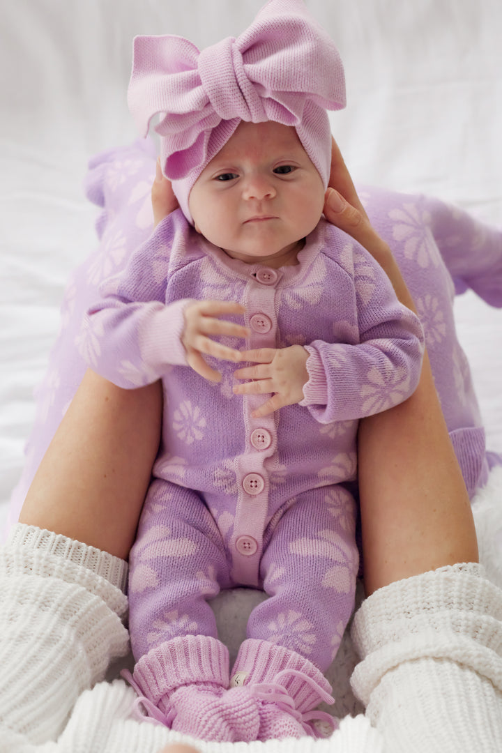 Knitted Louie Romper - Odette