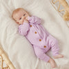 Cozy Long Sleeve Louie Romper - Orchid Bloom