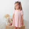 Cozy Basic SS Dress - Peach Dust