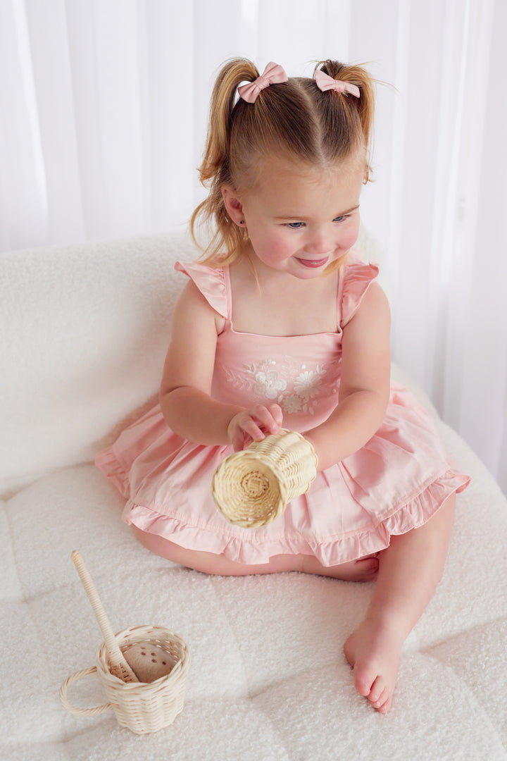 Pixie Romper - Peach