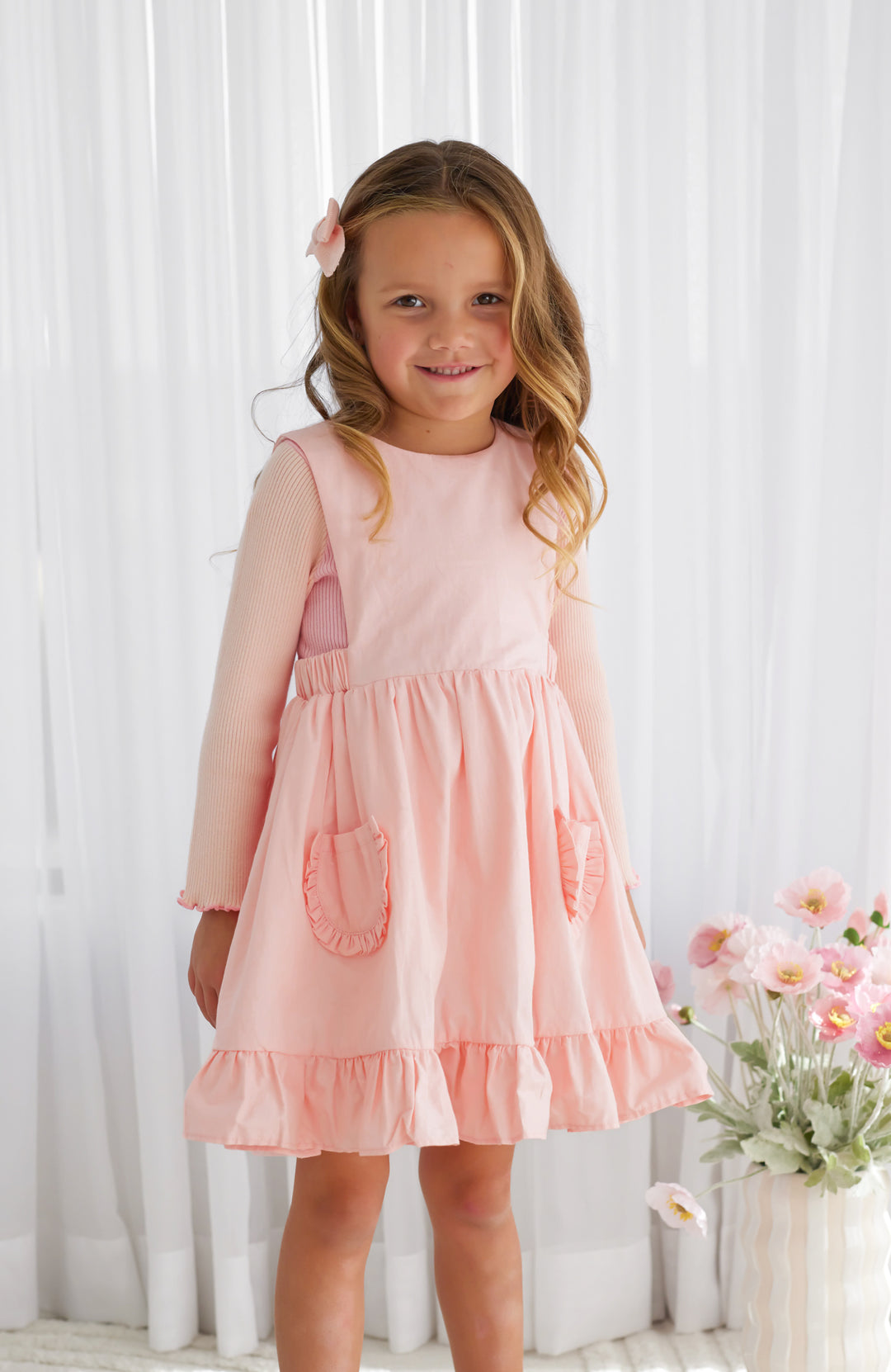 Meadow Dress - Peach Puff