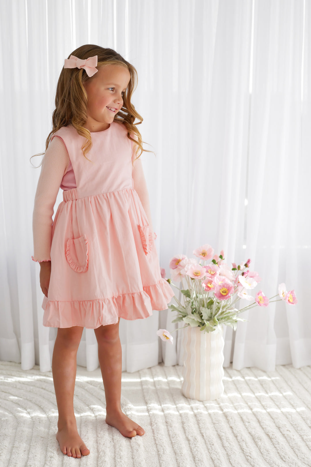 Meadow Dress - Peach Puff