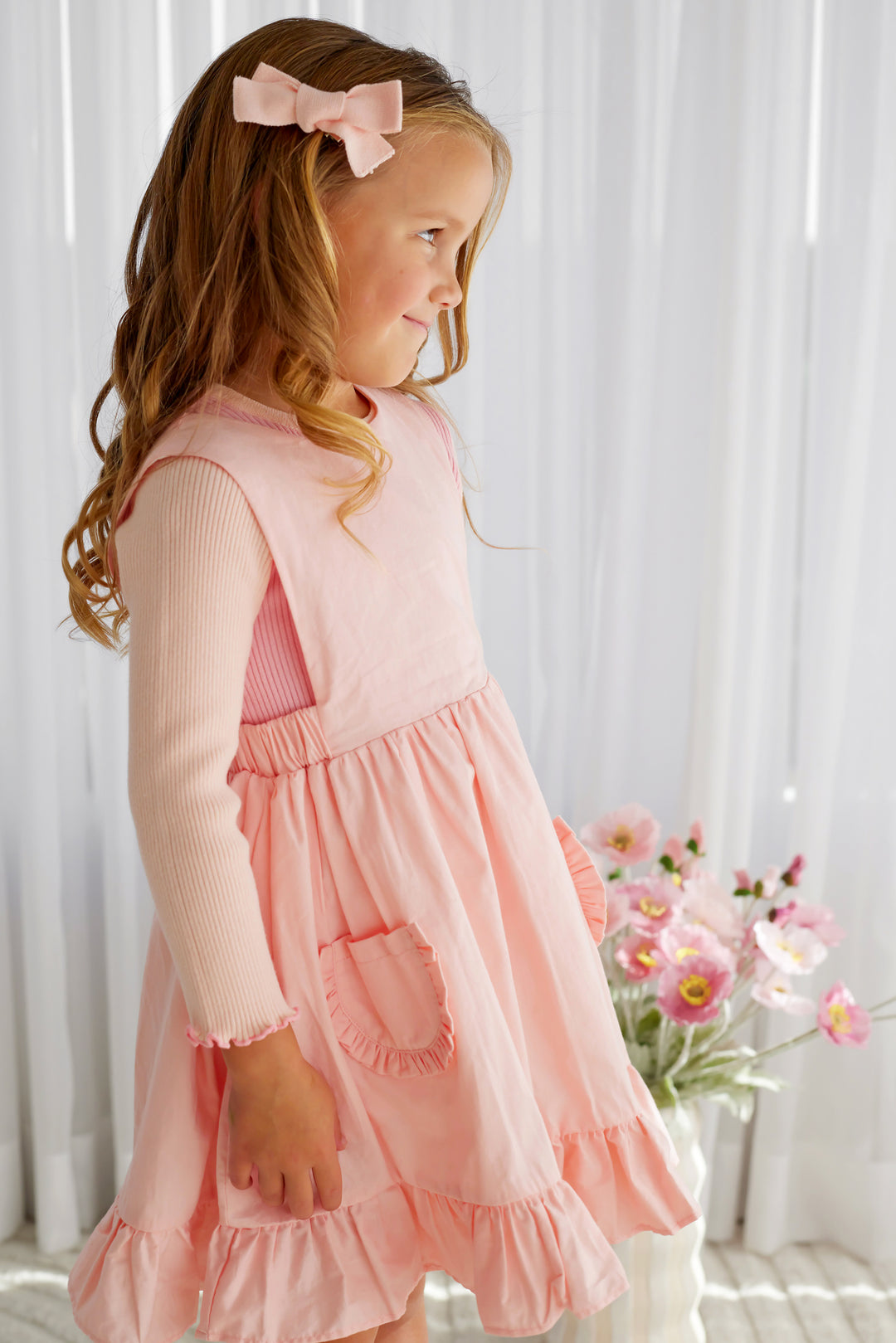 Meadow Dress - Peach Puff