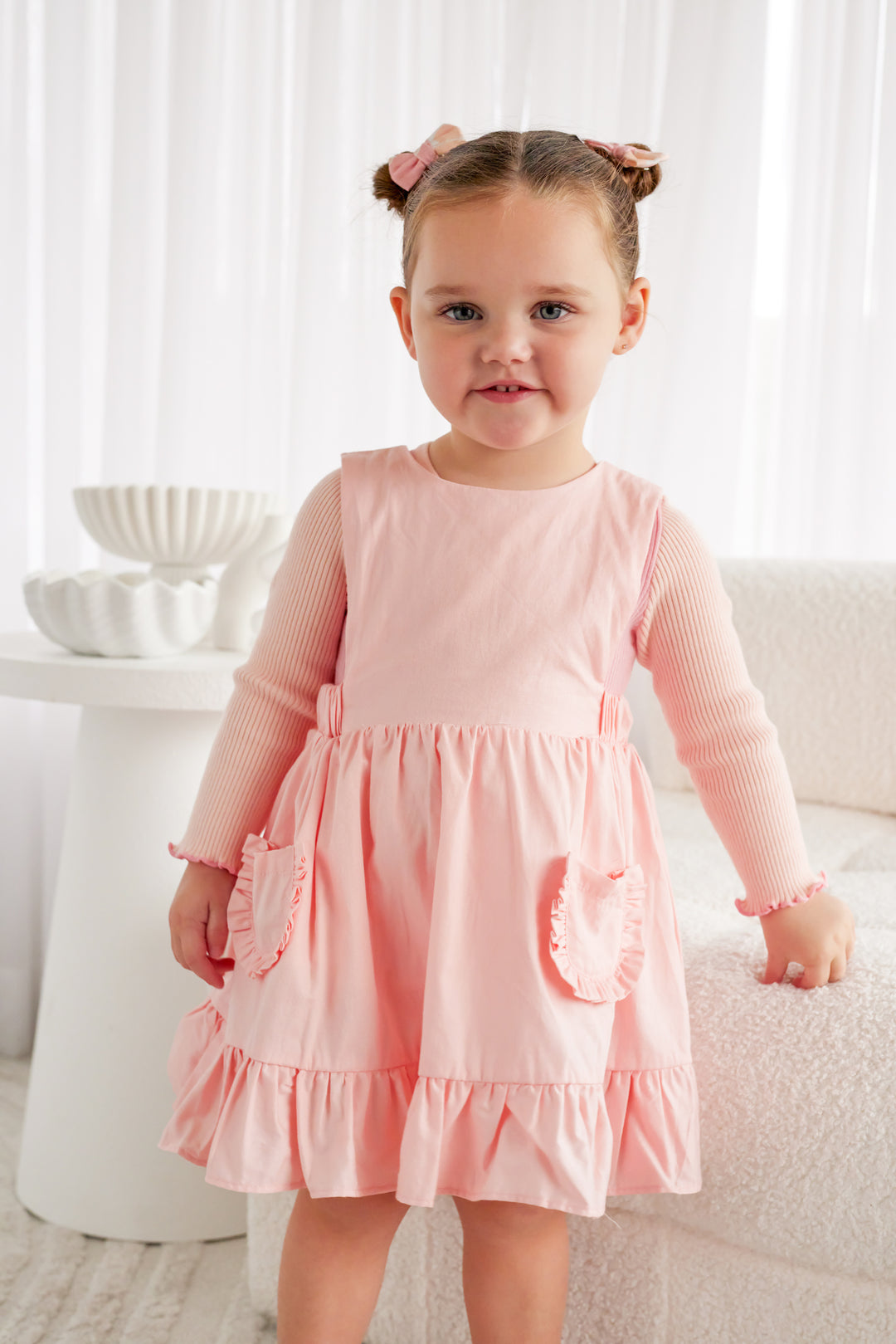Meadow Dress - Peach Puff