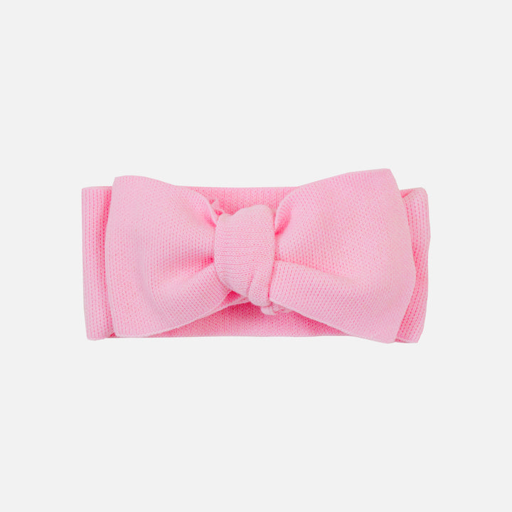 Knitted Headwrap - Peony Pink