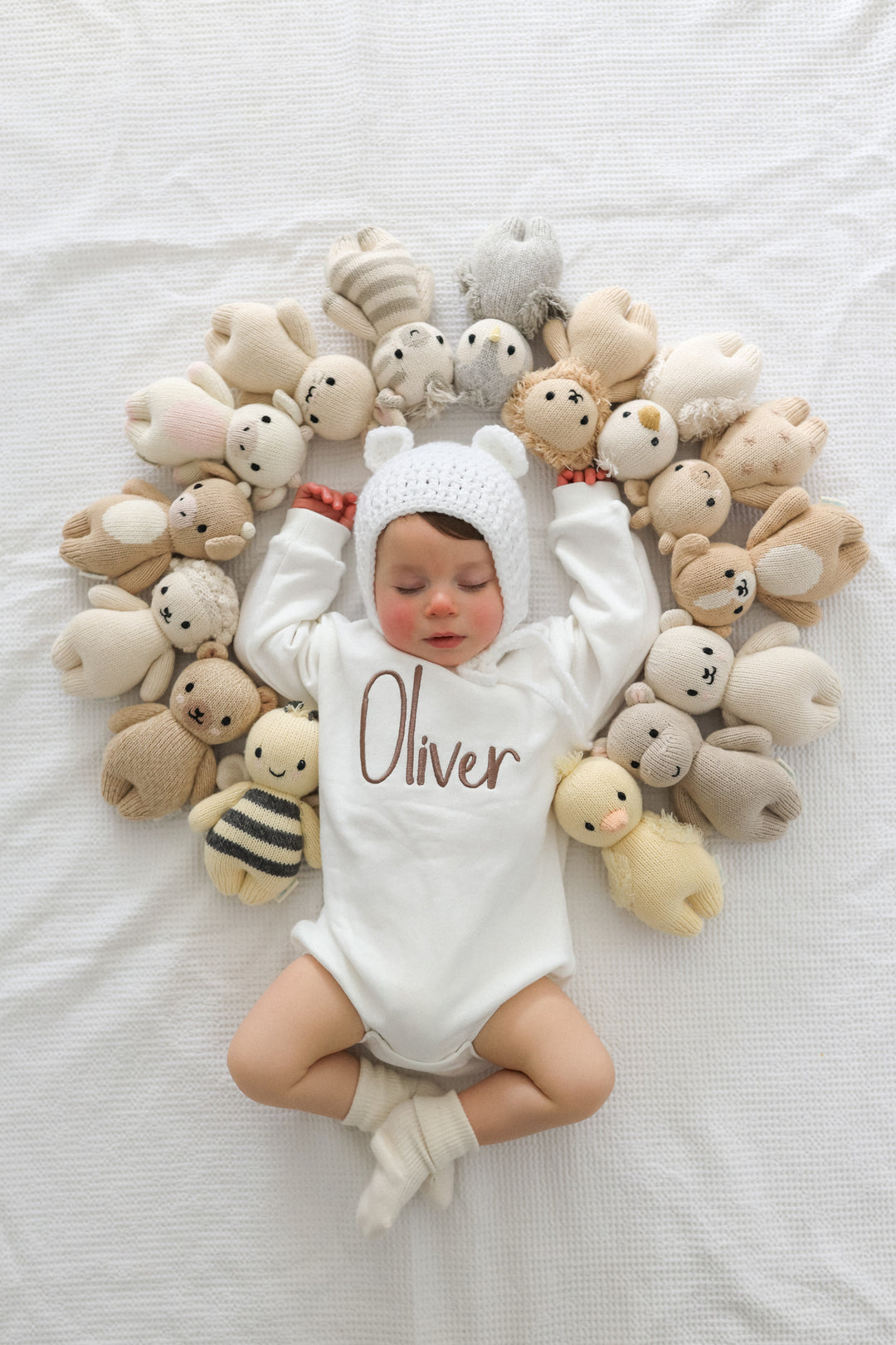 Personalised Romper - Marshmallow