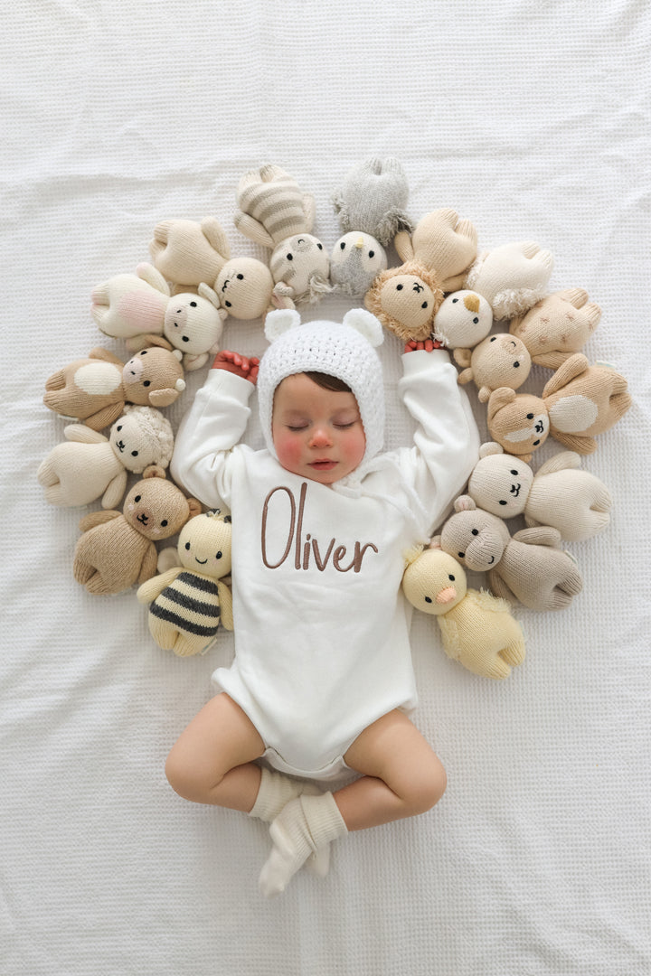 Personalised Romper - Marshmallow