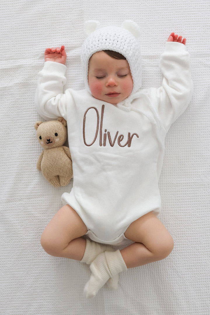 Personalised Romper - Marshmallow
