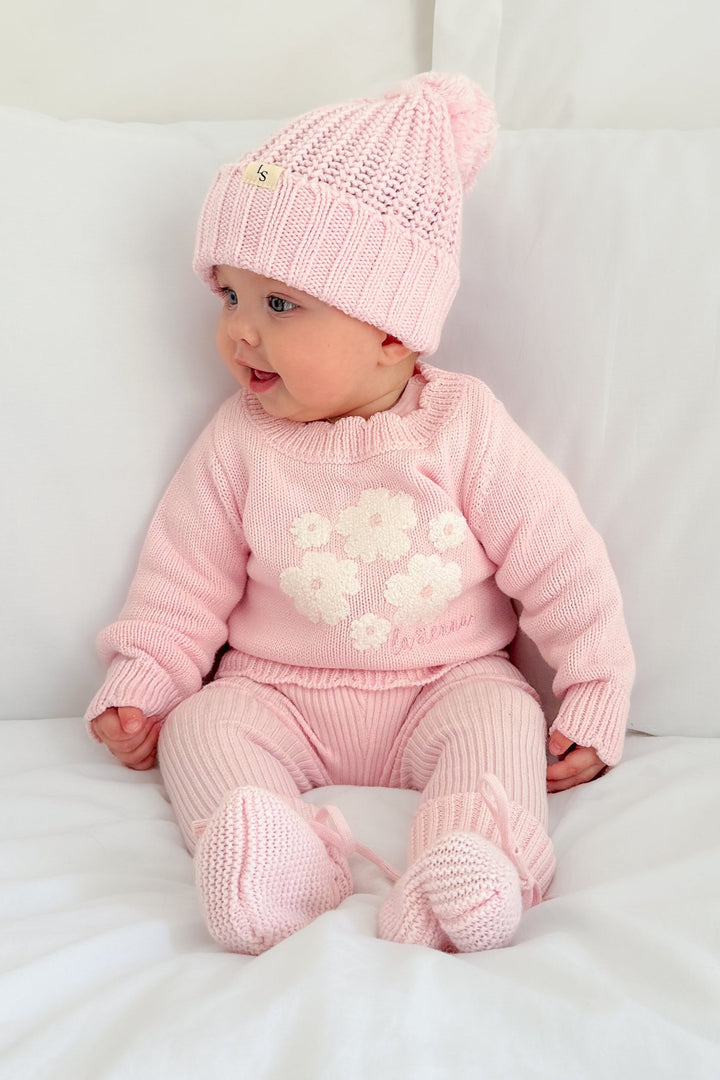 Knitted Leggings - Ballerina Pink