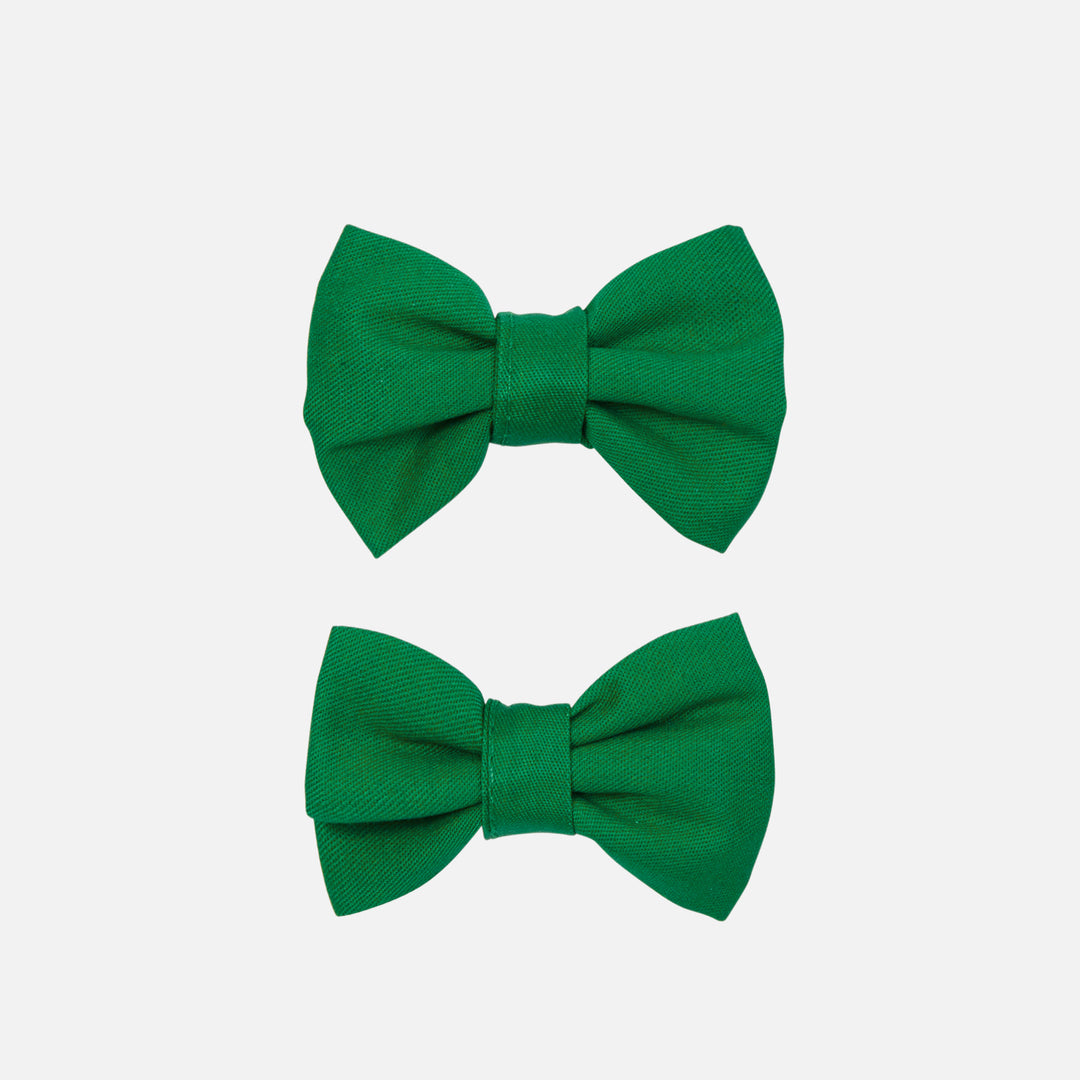Petite Bows - Green