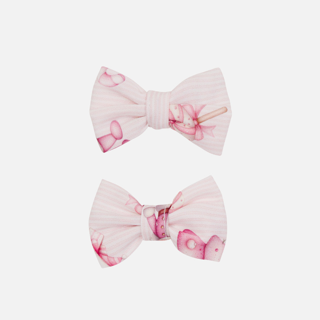 Petite Bows - Pink Nutcracker