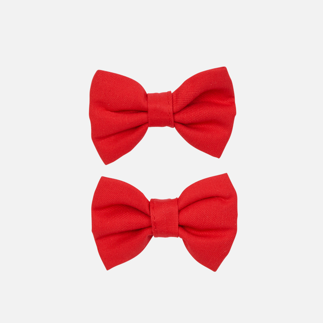 Petite Bows - Red