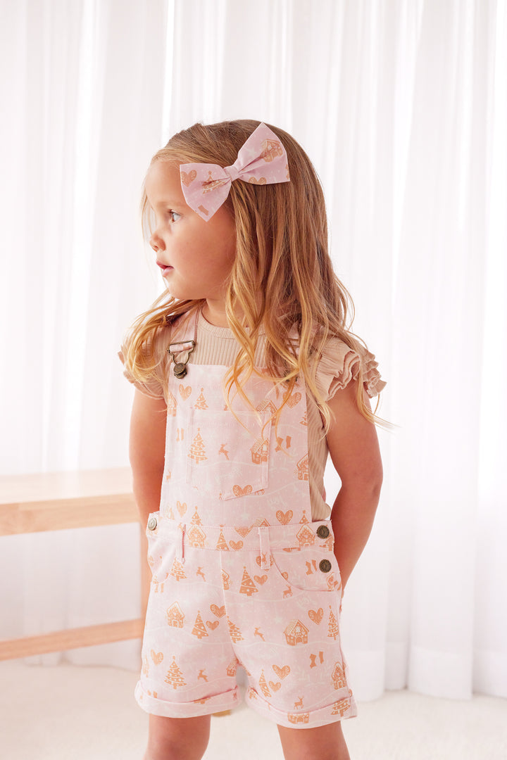 Cozy Short Sleeve Flutter - Oatmeal