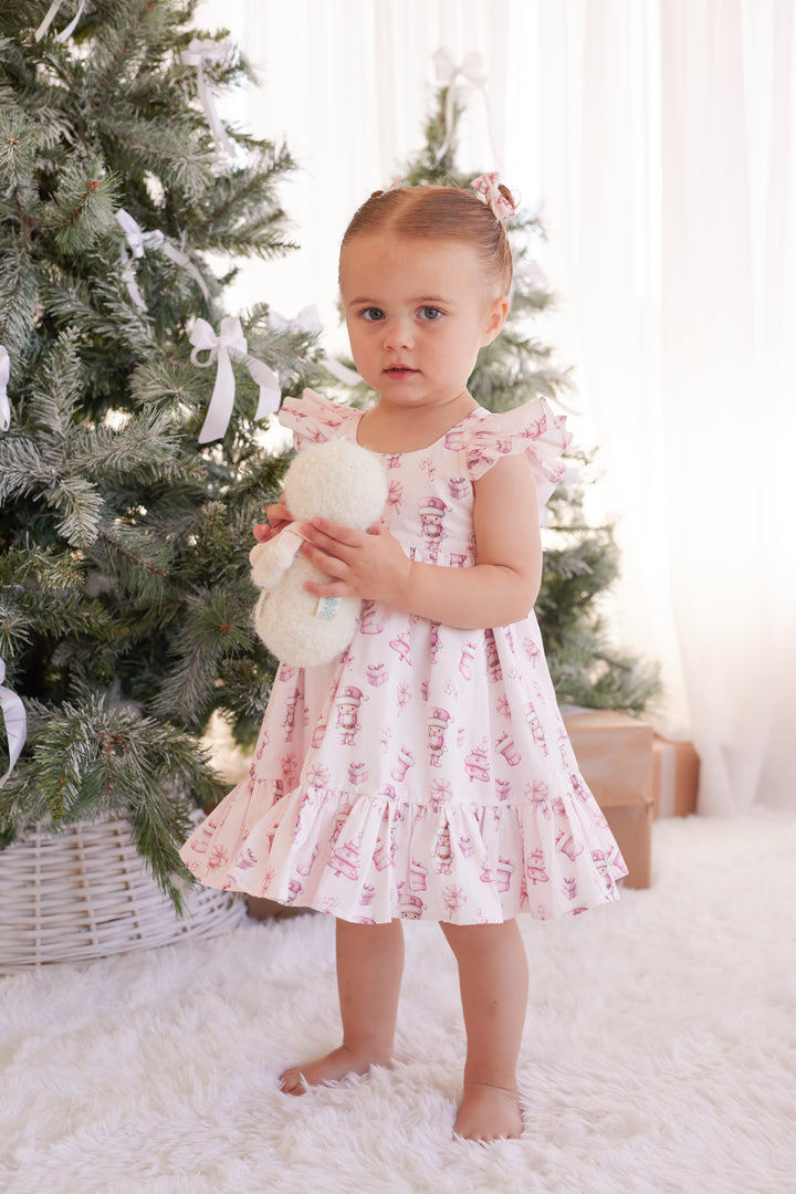 Pixie Dress - Pink Nutcracker