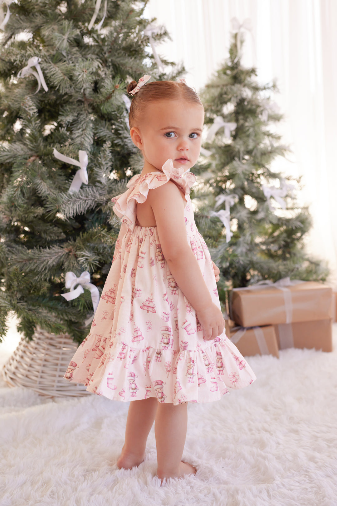 Pixie Dress - Pink Nutcracker