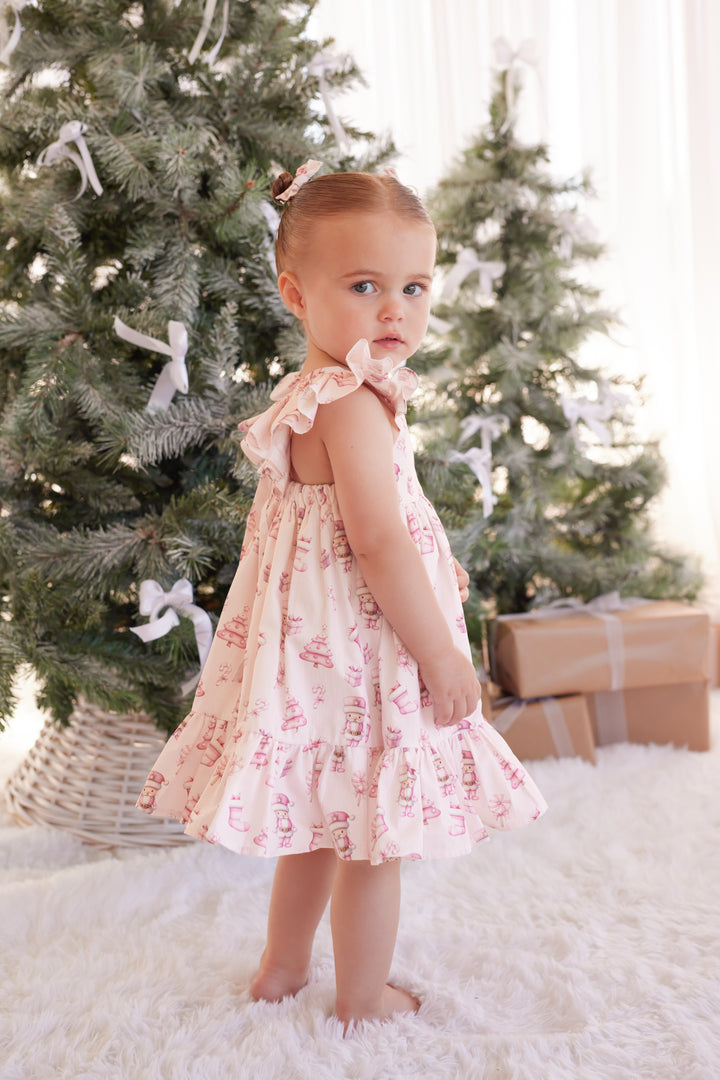 Pixie Dress - Pink Nutcracker