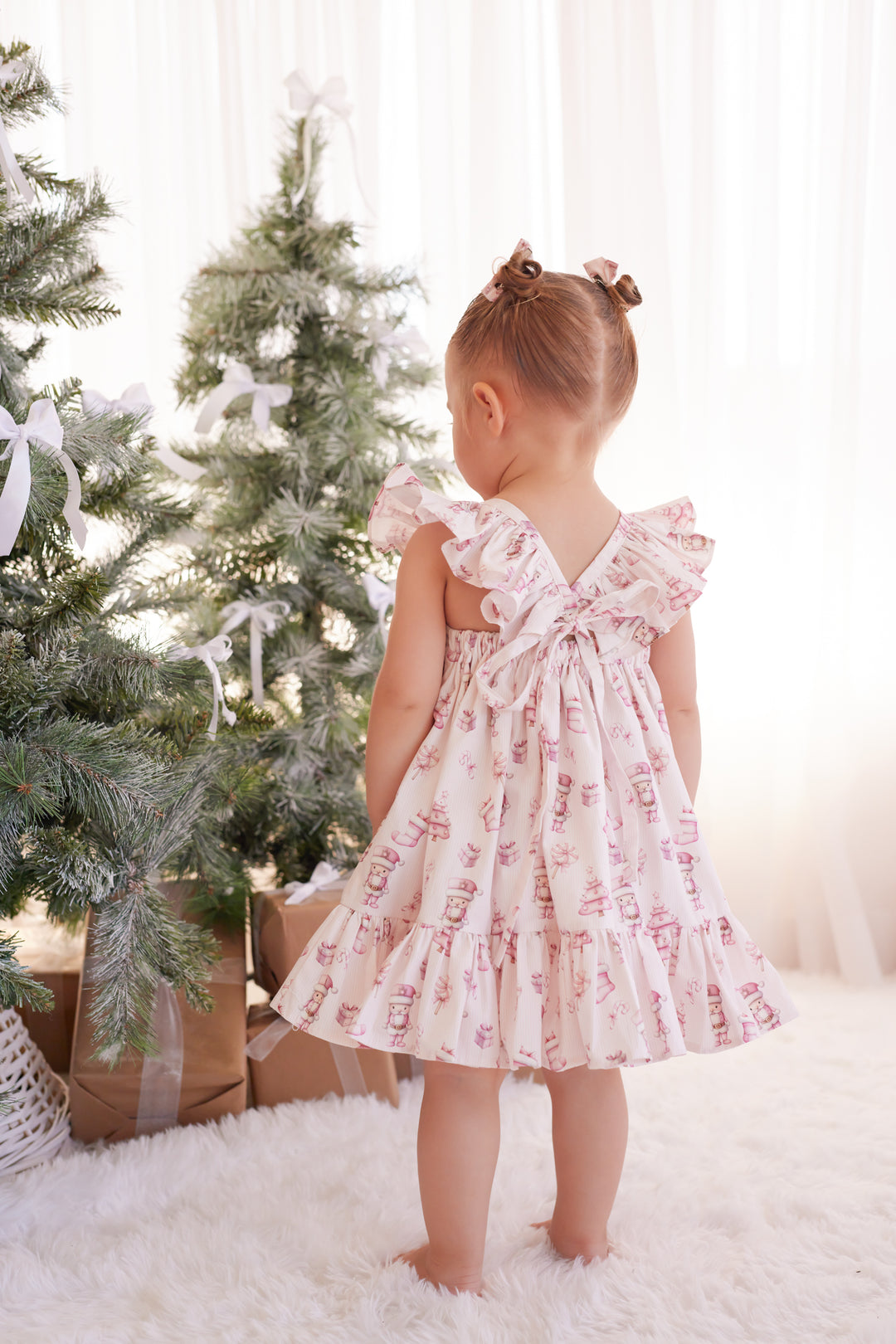 Pixie Dress - Pink Nutcracker
