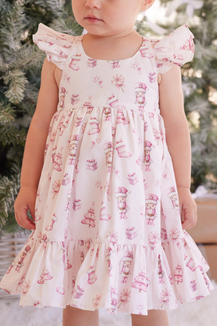 Pixie Dress - Pink Nutcracker