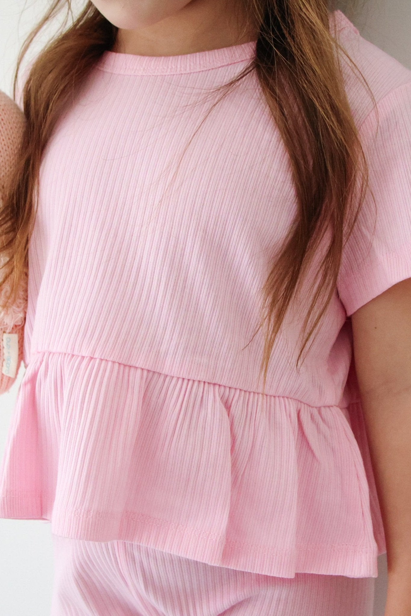 Cozy Ruffle Top - Pink Lemonade